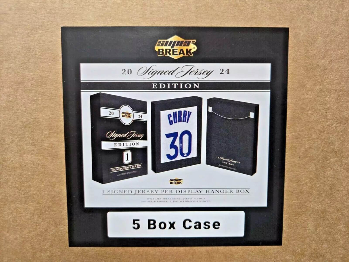 2024 Super Break Signed Jersey Edition 5-Box Hobby Case