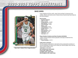 2025/26 Topps Basketball Hobby Jumbo 8-Box Case