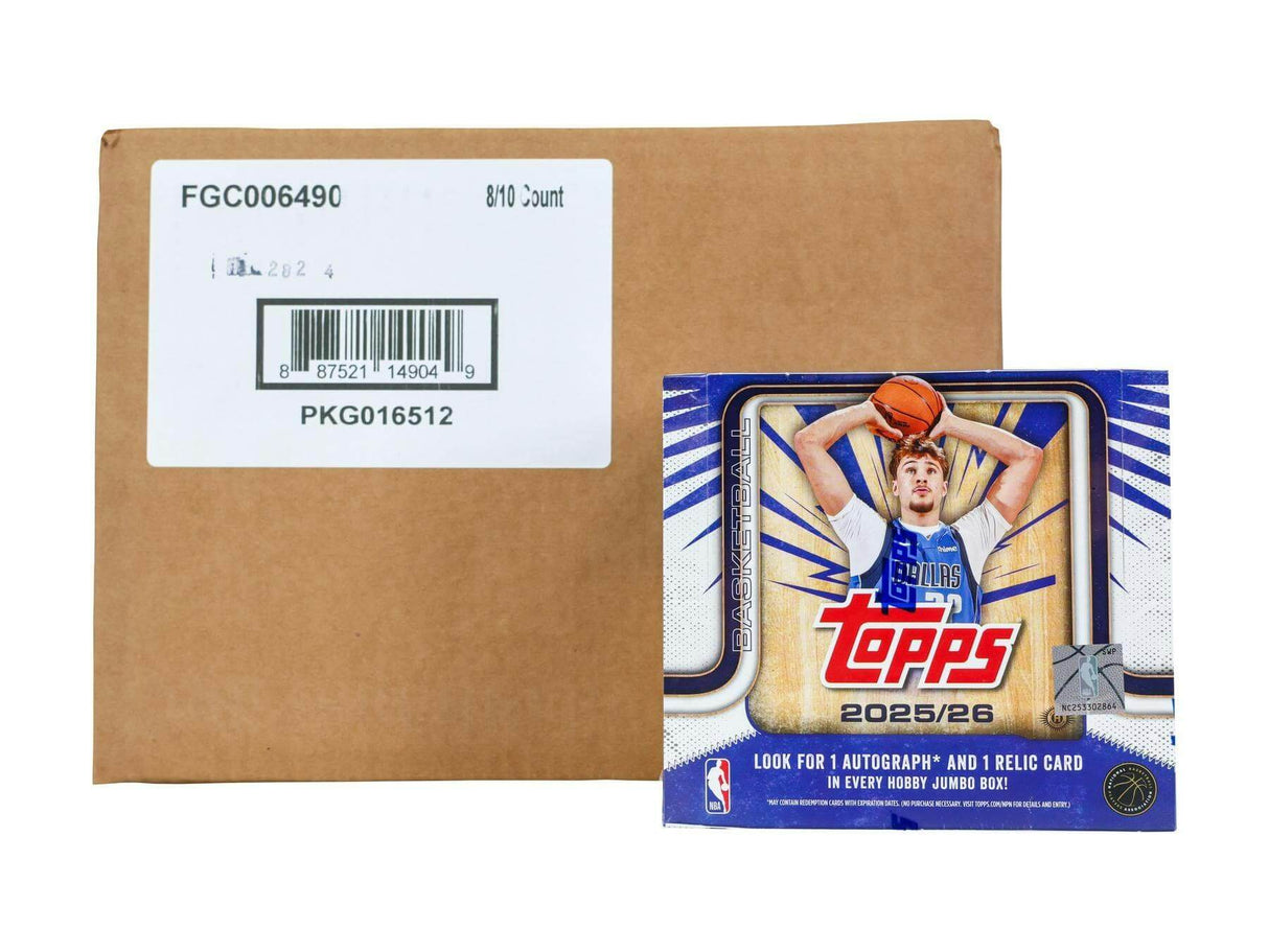 2025/26 Topps Basketball Hobby Jumbo 8-Box Case