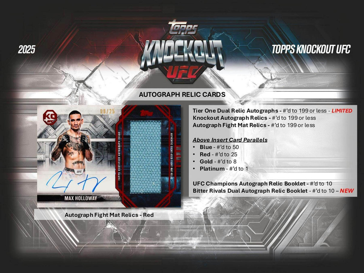 2025 Topps UFC Knockout Hobby 8-Box Case