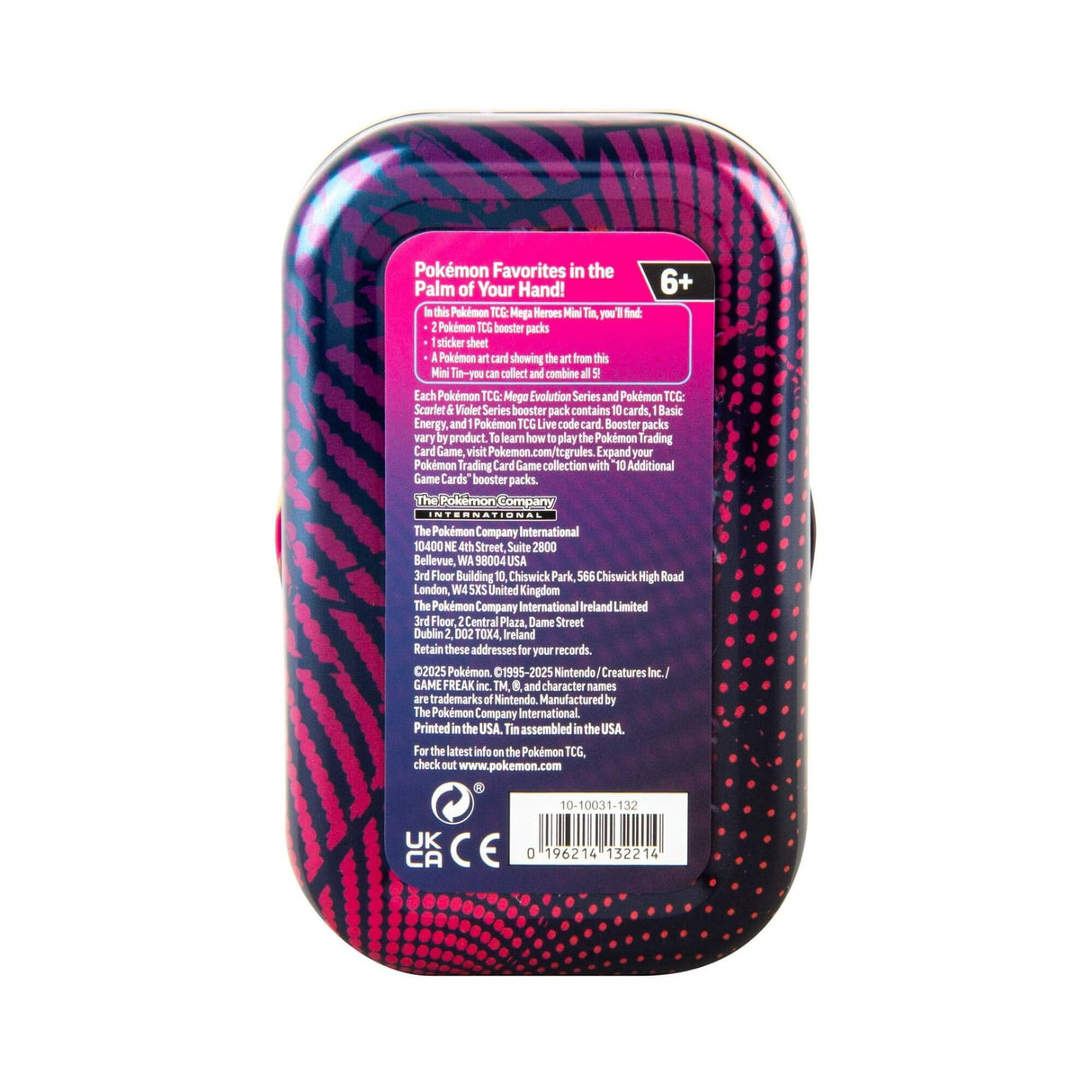 Pokemon TCG: Mega Heroes Mini Tins [Mega Gardevoir]