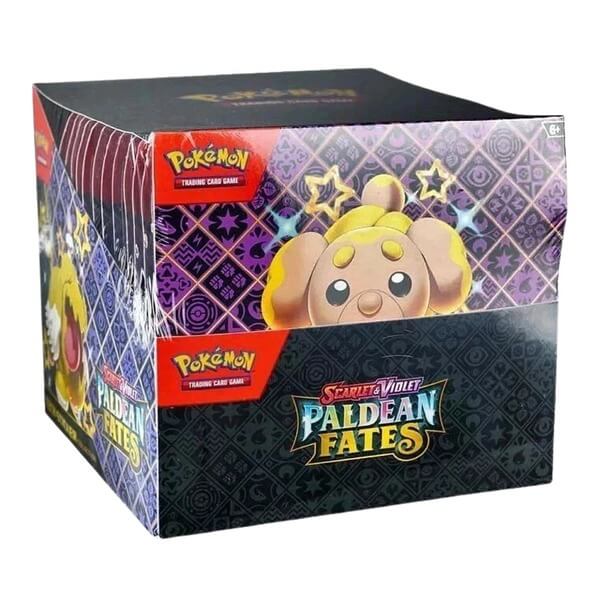 Pokemon TCG: Scarlet & Violet (SV4.5) Paldean Fates Tech Sticker Collection Display 12-Blister Case