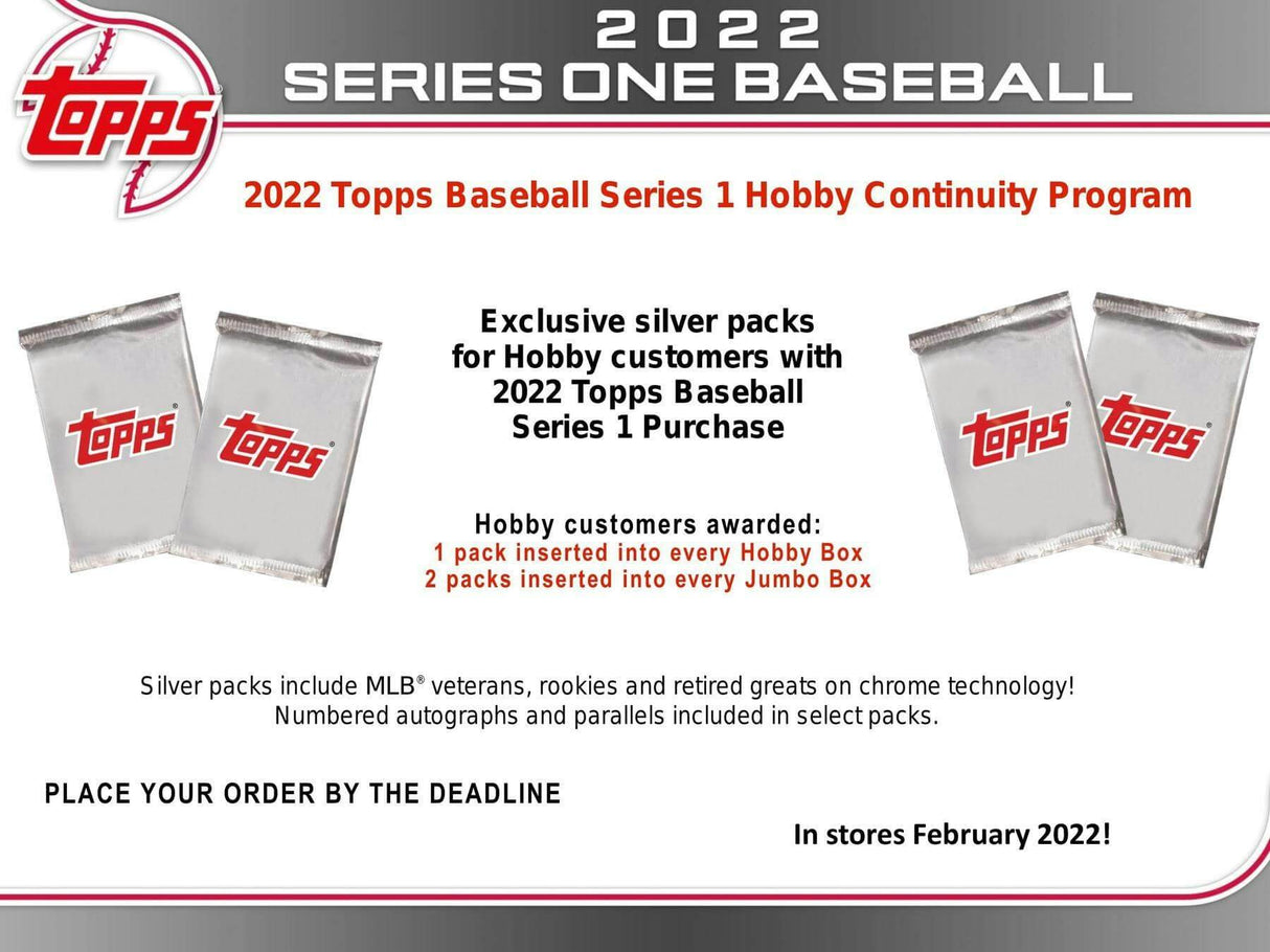 2022 Topps Series 1 Baseball Hobby Pack