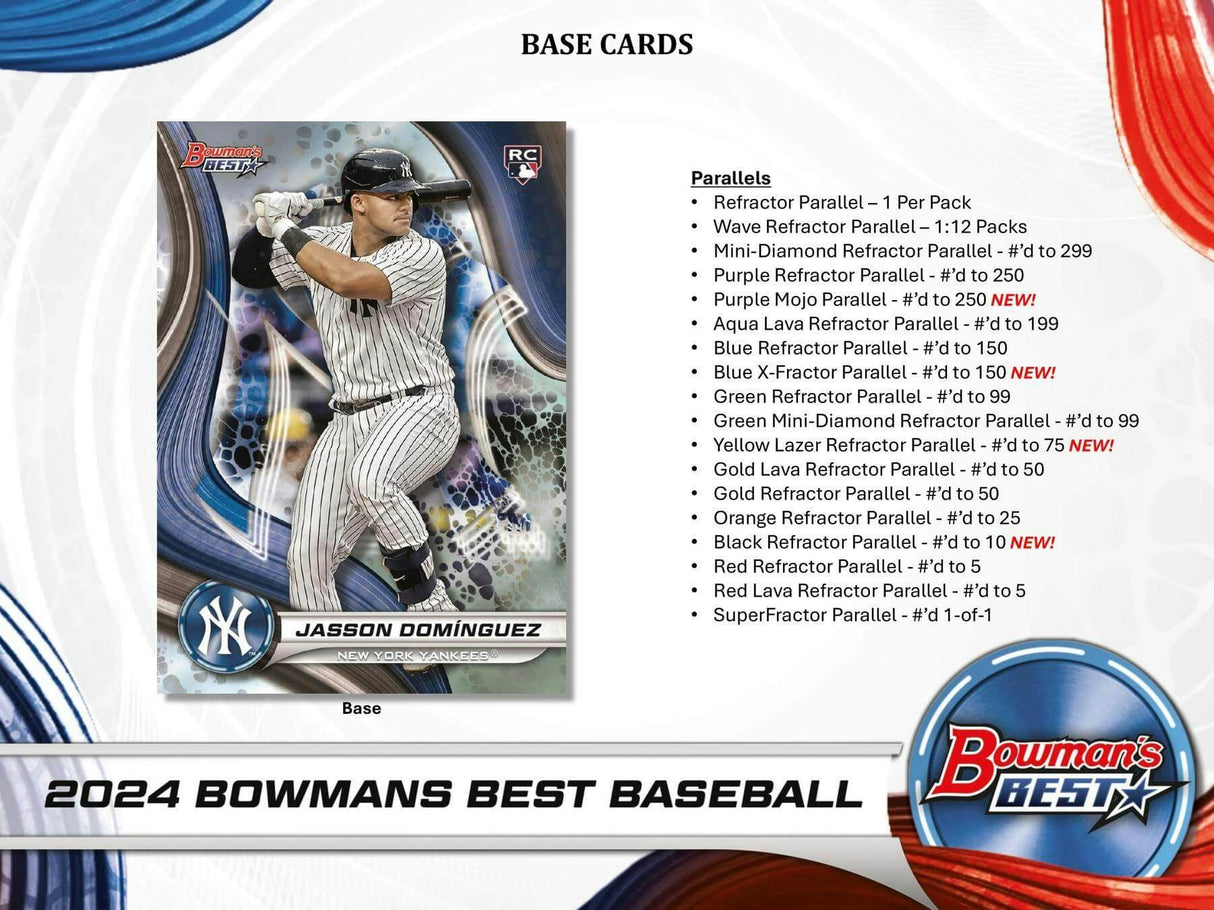 2024 Bowman's Best Baseball Hobby Pack