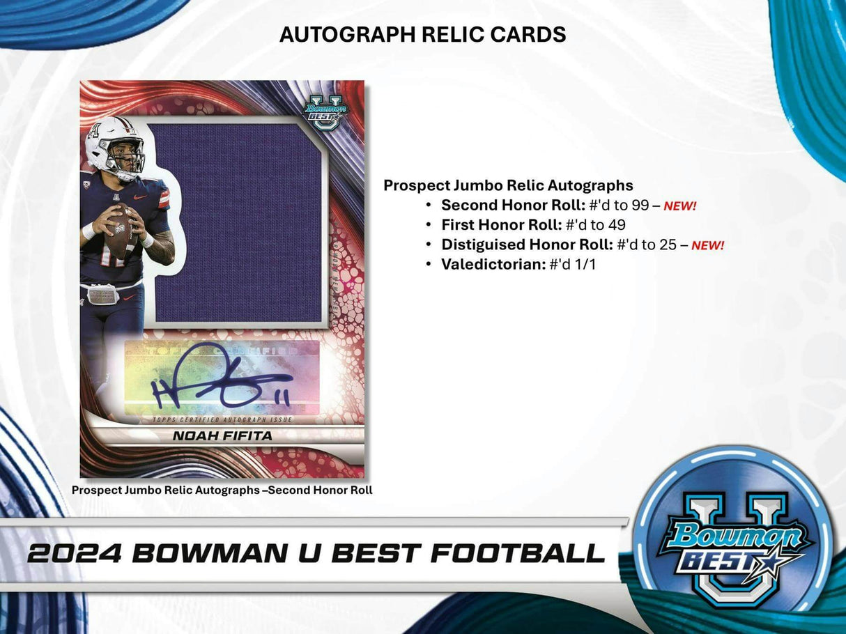 2024 Bowman University Best Football Hobby Pack