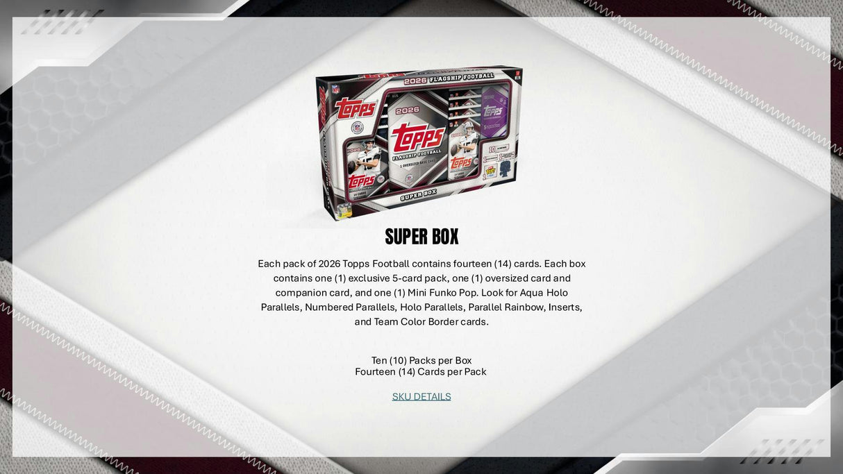 2026 Topps Flagship Football Hobby Box