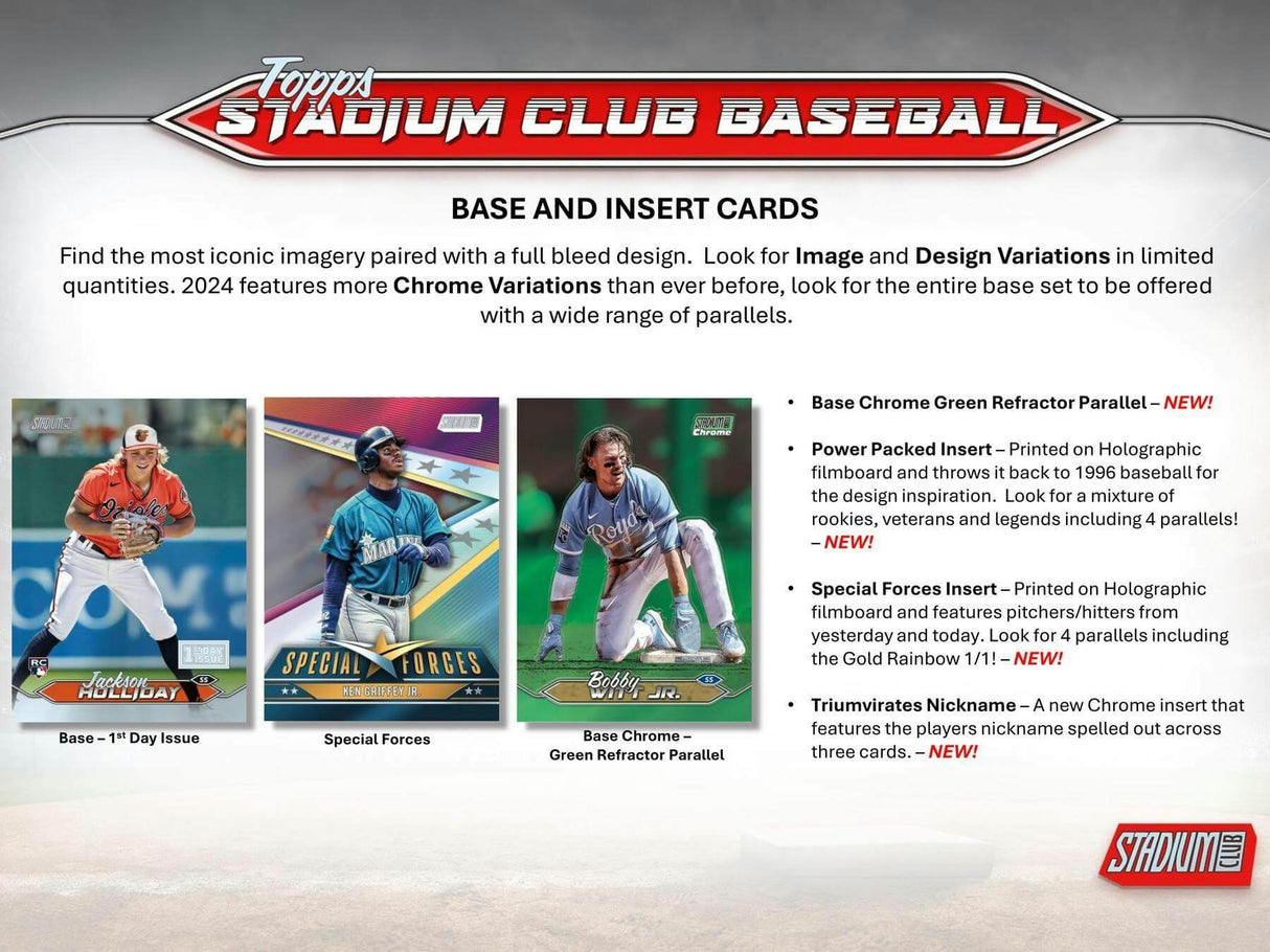 2024 Topps Stadium Club Baseball Compact Box