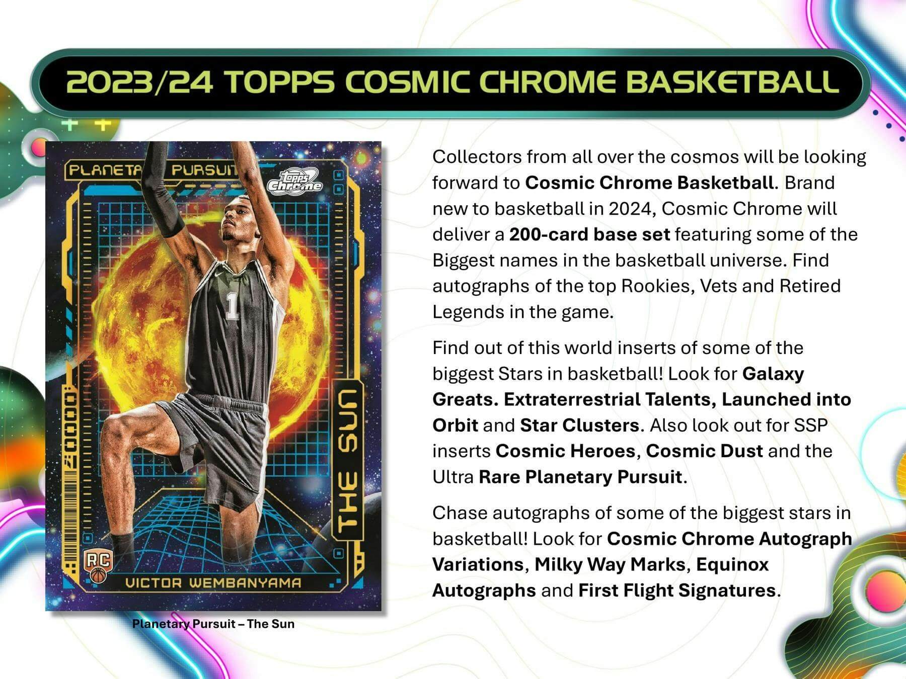 2023/24 Topps Chrome Cosmic Basketball NBA Hobby Pack – Trademark