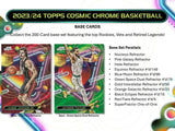 2024 Topps Chrome Cosmic Basketball NBA Hobby Pack