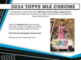 2024 Topps MLS Major League Soccer Chrome Hobby Box