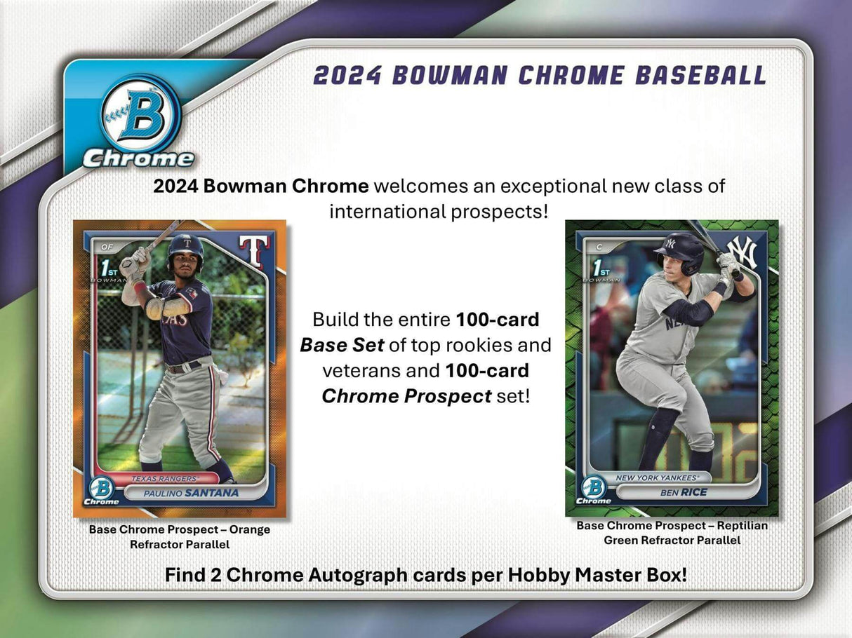 2024 Bowman Chrome Baseball Hobby Mini-Box