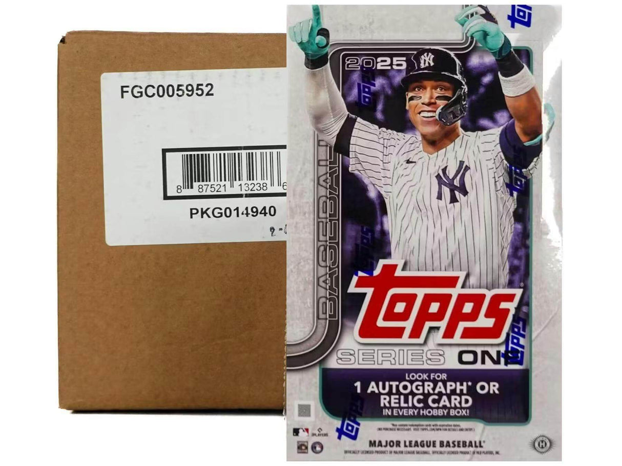 2025 Topps Series 1 Baseball Hobby 12-Box Case