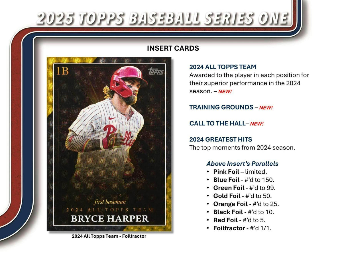 2025 Topps Series 1 Baseball Hobby Box