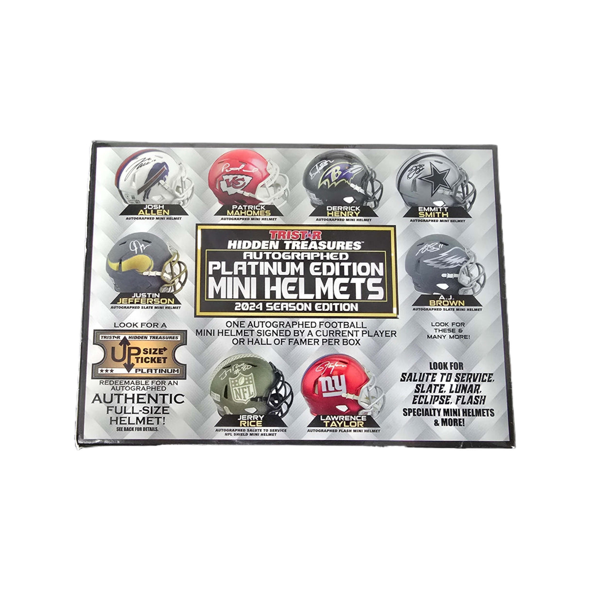 2024 TriStar Hidden Treasures Autographed Platinum Edition Mini Helmets (2024 Season Edition)