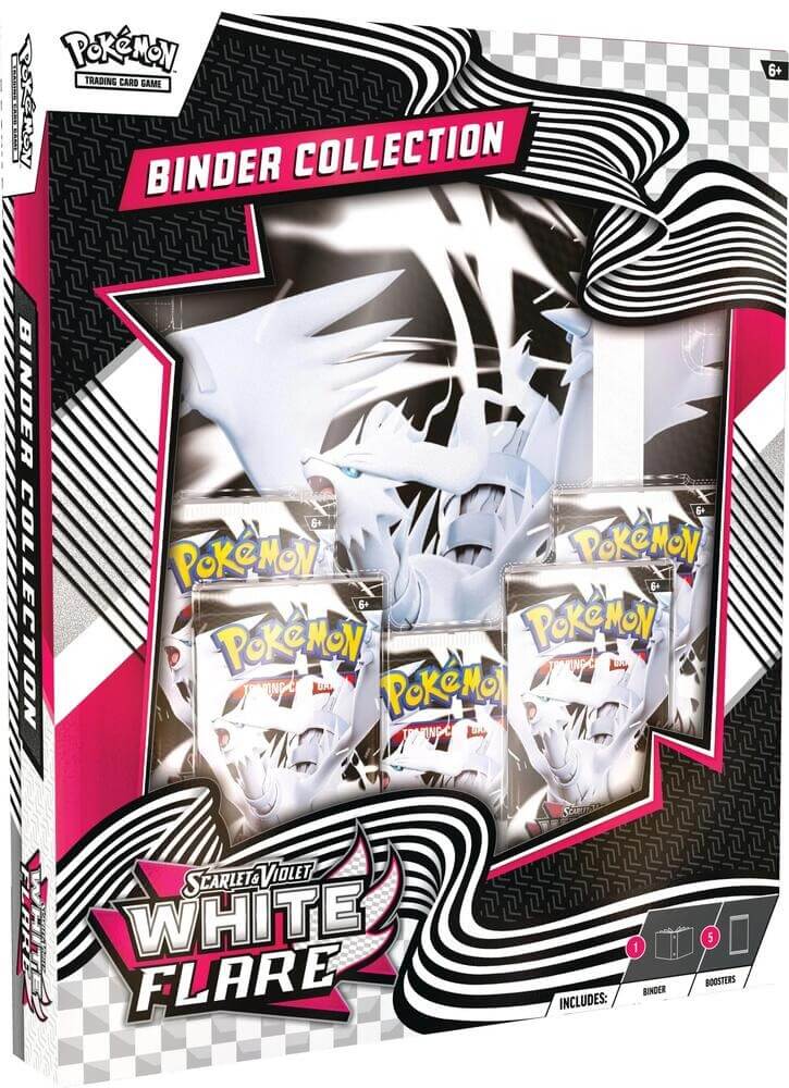 Pokemon TCG: Scarlet & Violet (SV10.5) White Flare Binder Collection Box