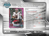 2025 Bowman University Chrome Football 7-Pack Blaster Box