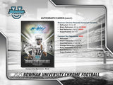2025 Bowman University Chrome Football 7-Pack Blaster Box