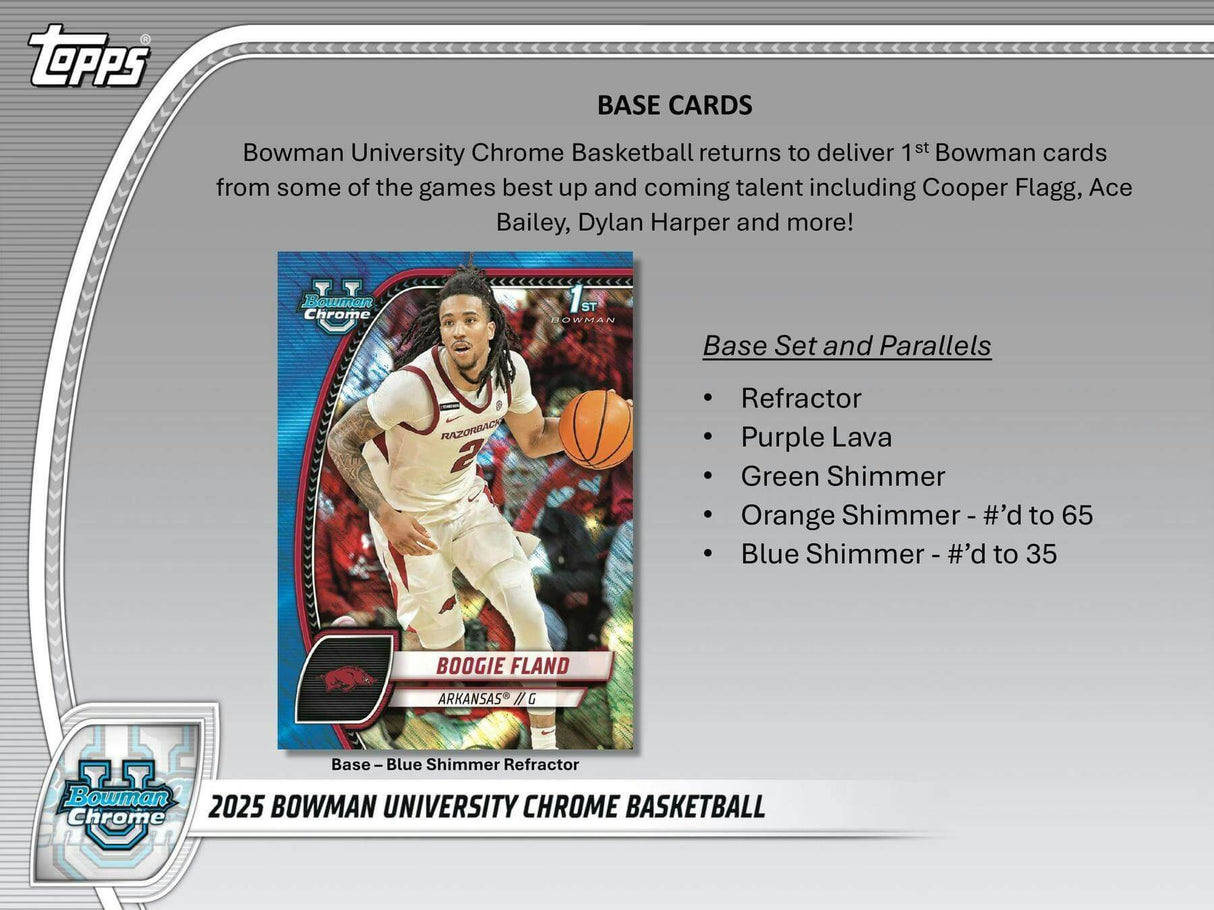 2024/25 Bowman University Chrome Basketball Mega Box