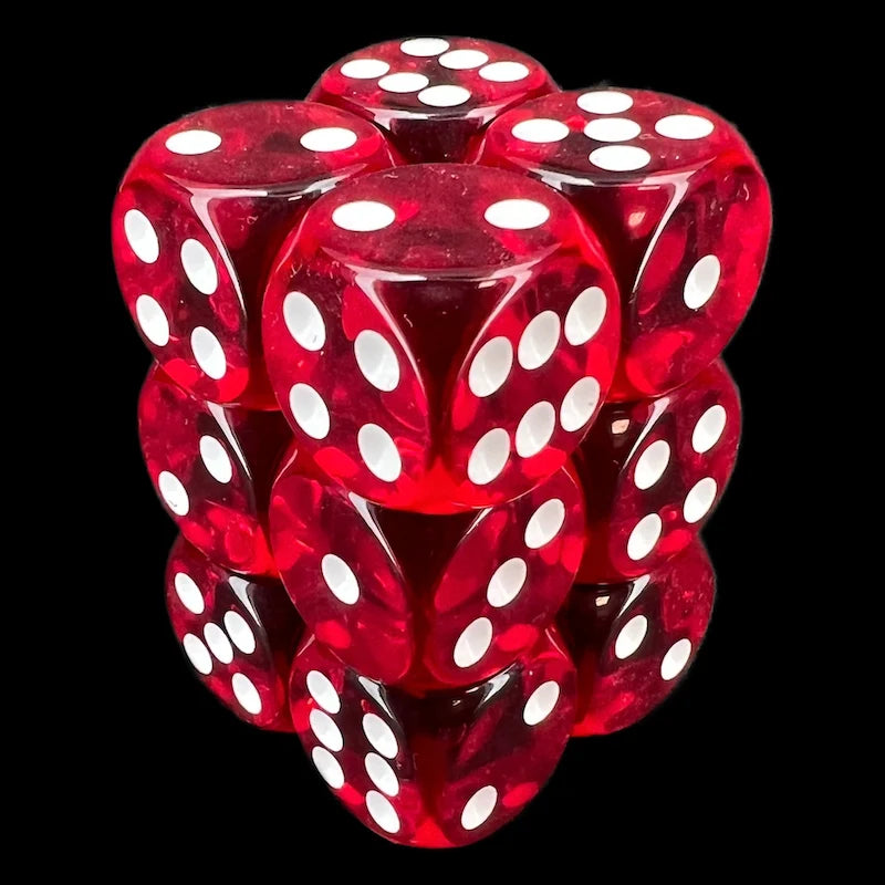 Chessex Translucent 16mm D6 Dice [Various]