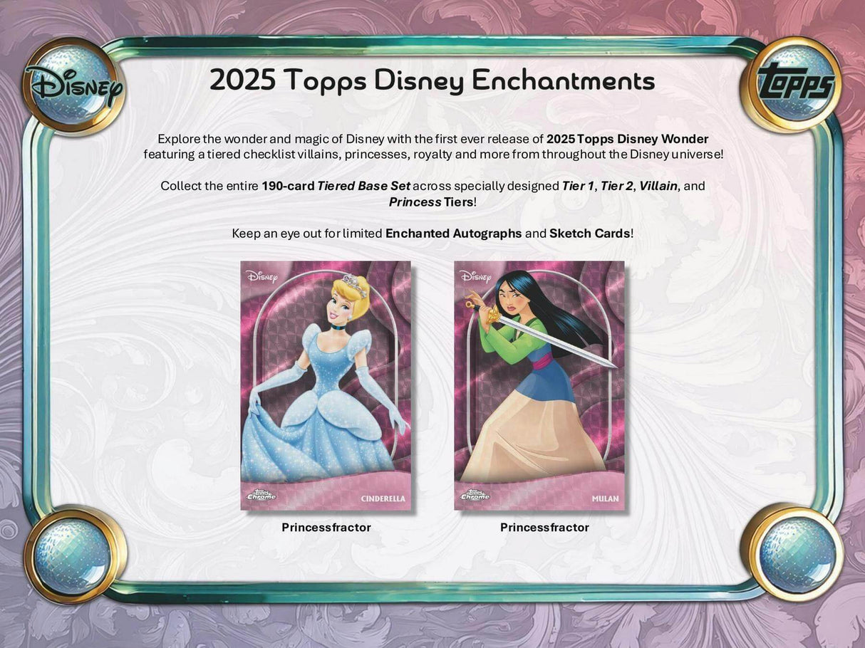 Disney Wonder 7-Pack Blaster Box (Topps 2025)