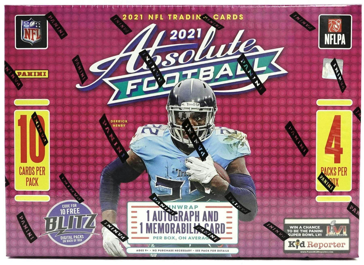 2021 Panini Absolute Football Mega Box (Red Parallels)