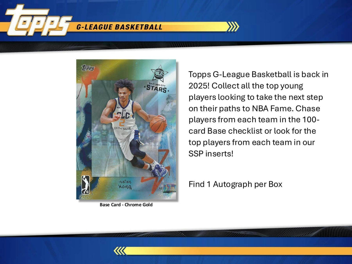 2024/25 Topps G-League Basketball Hobby Box