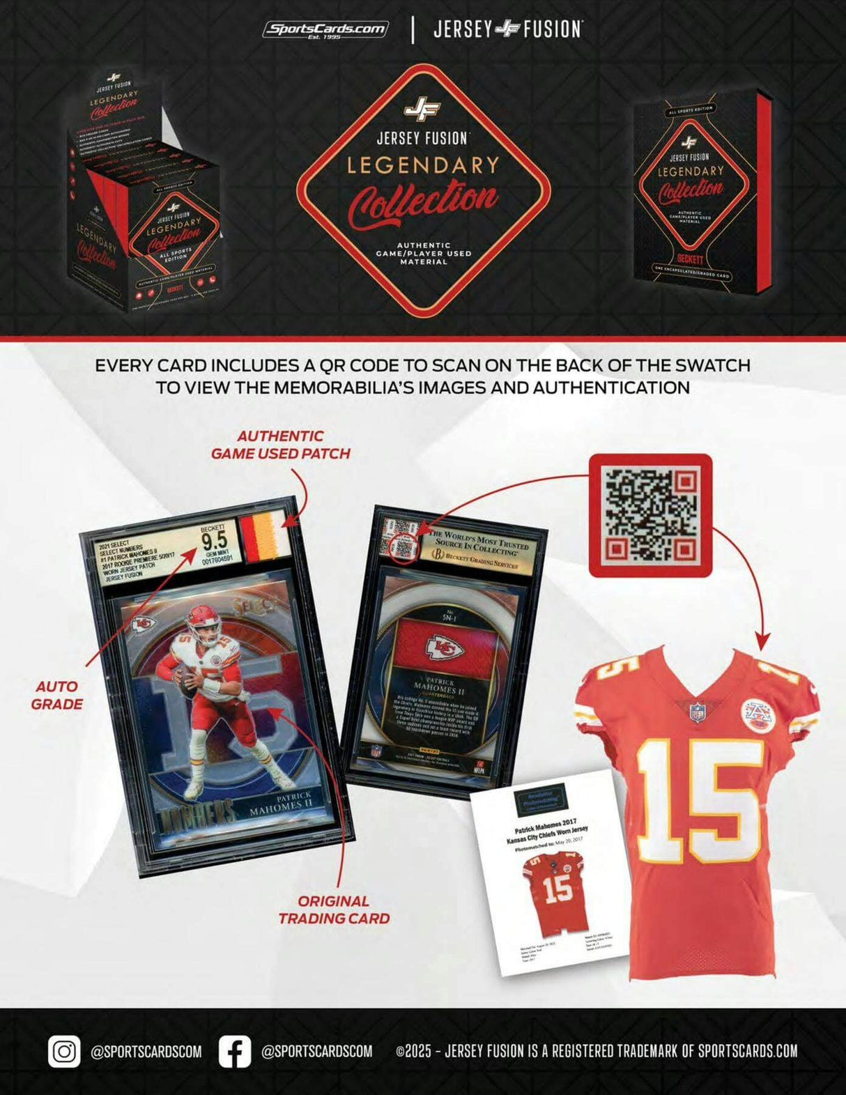 2025 Jersey Fusion Legendary Collection Hobby Pack