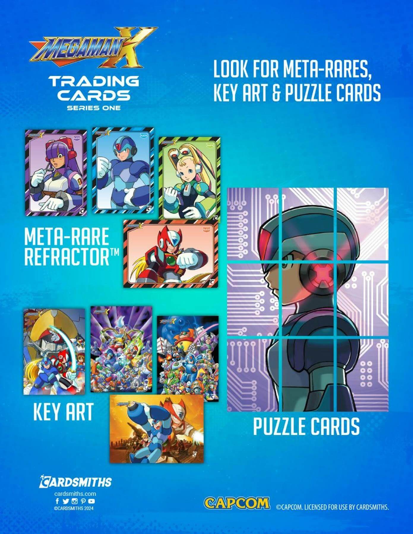 Mega Man X Trading Cards Collector Box (Cardsmiths 2025
