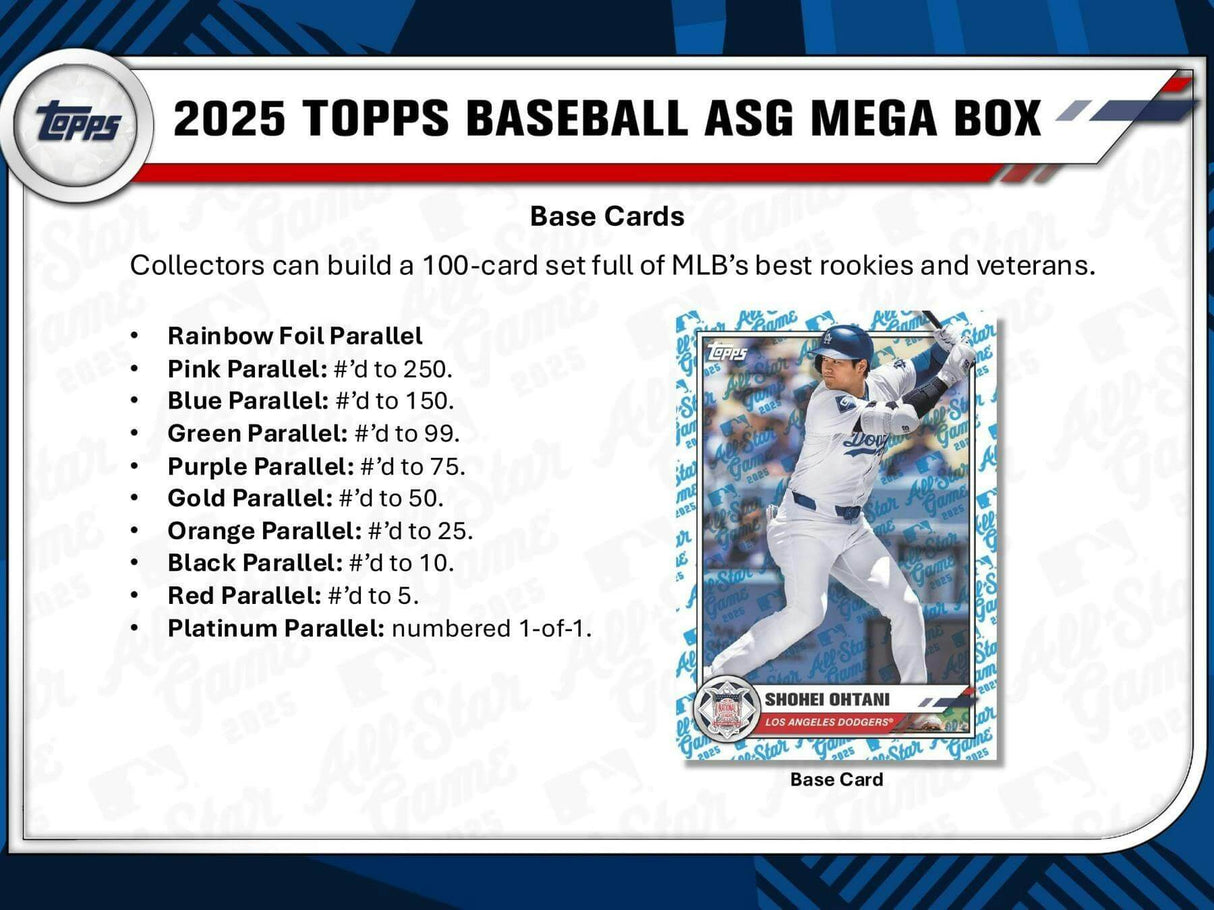 2025 Topps All-Star Game Baseball Mega Box