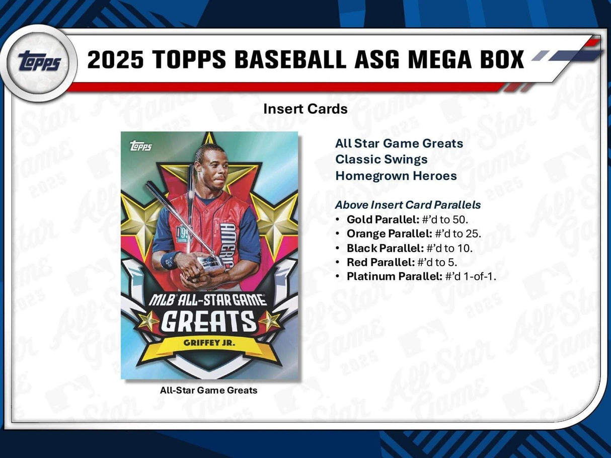 2025 Topps All-Star Game Baseball Mega Box
