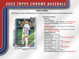 2025 Topps Chrome Baseball Mega Box