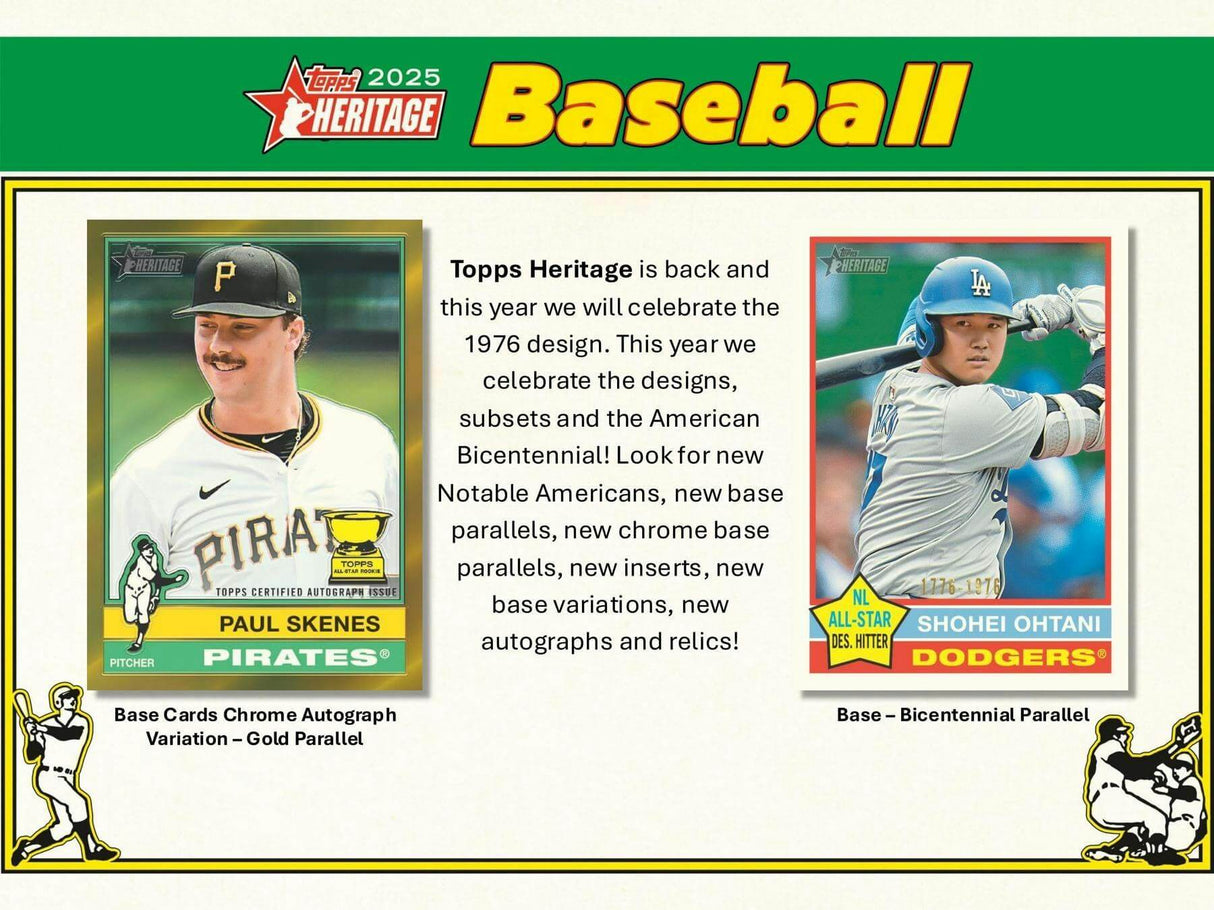 2025 Topps Heritage Baseball Mega Box