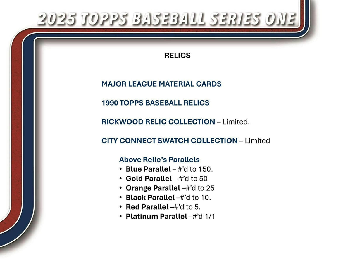 2025 Topps Series 1 Baseball Celebration Mega Box