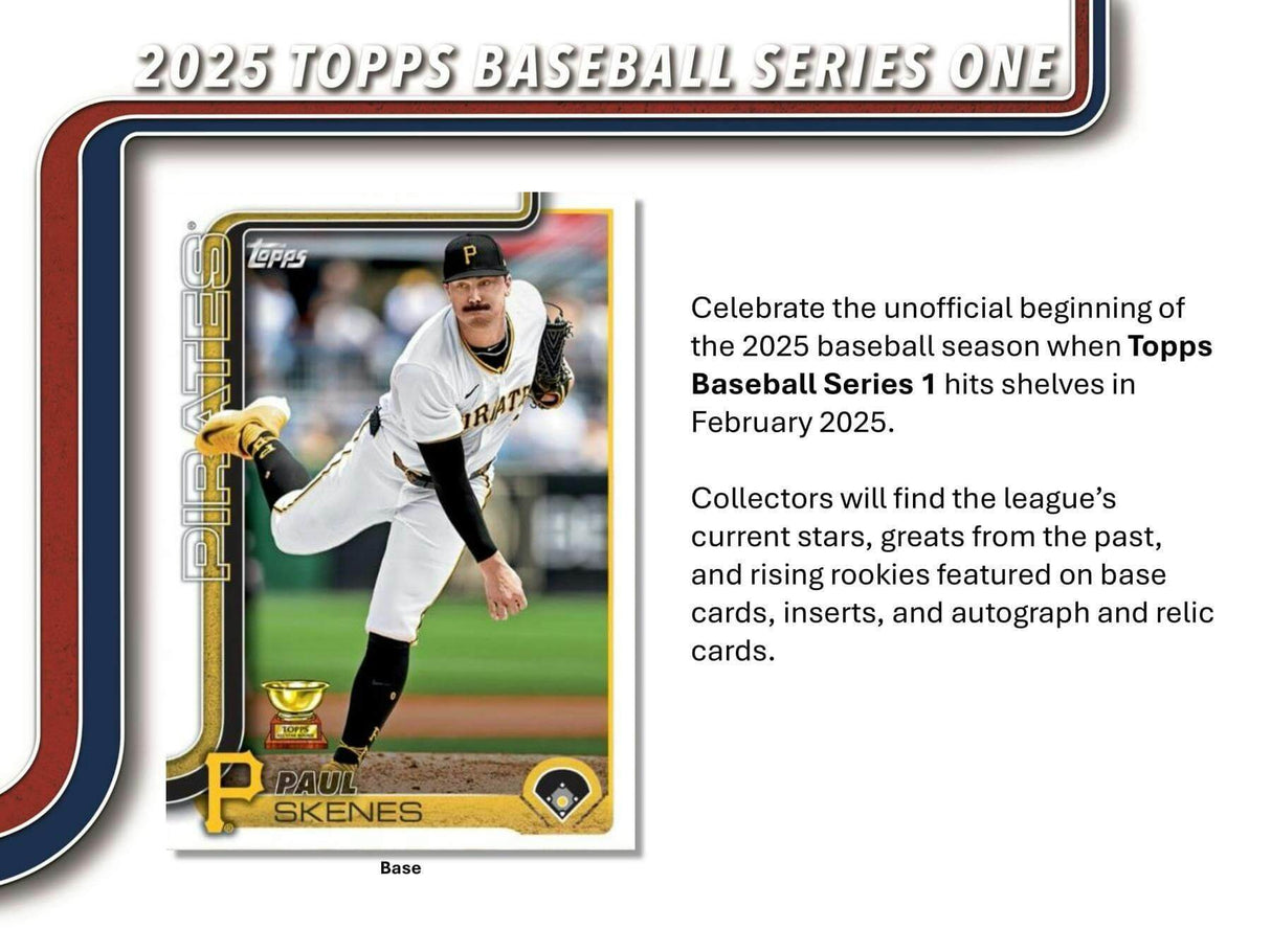 2025 Topps Series 1 Baseball Celebration Mega Box