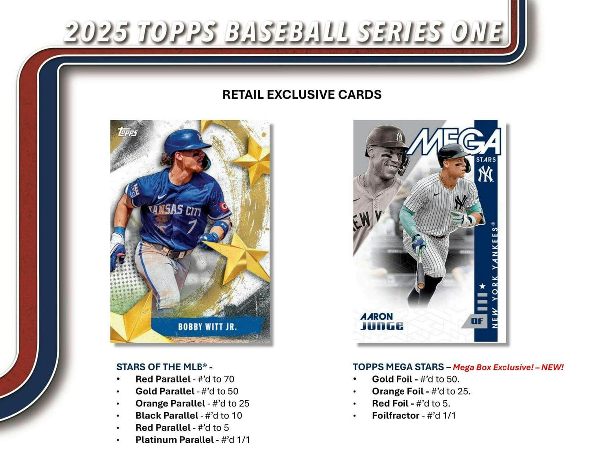 2025 Topps Series 1 Baseball Celebration Mega Box