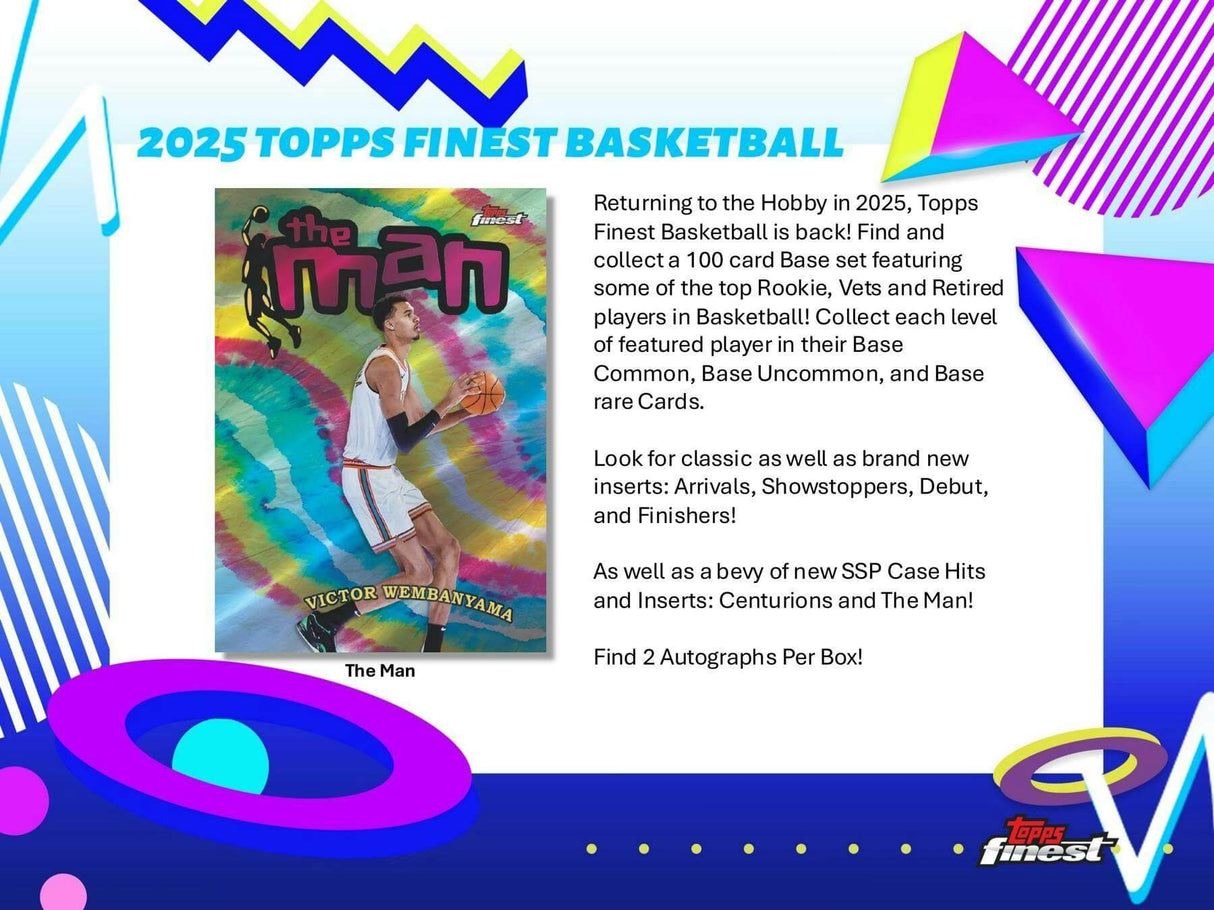 2024/25 Topps Finest Basketball Hobby Box