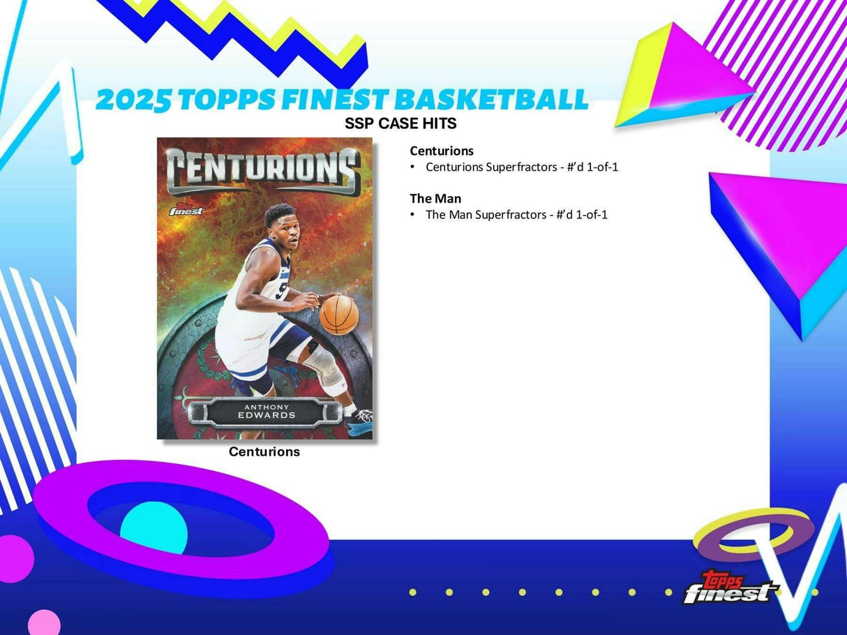 2024/25 Topps Finest Basketball Hobby Box