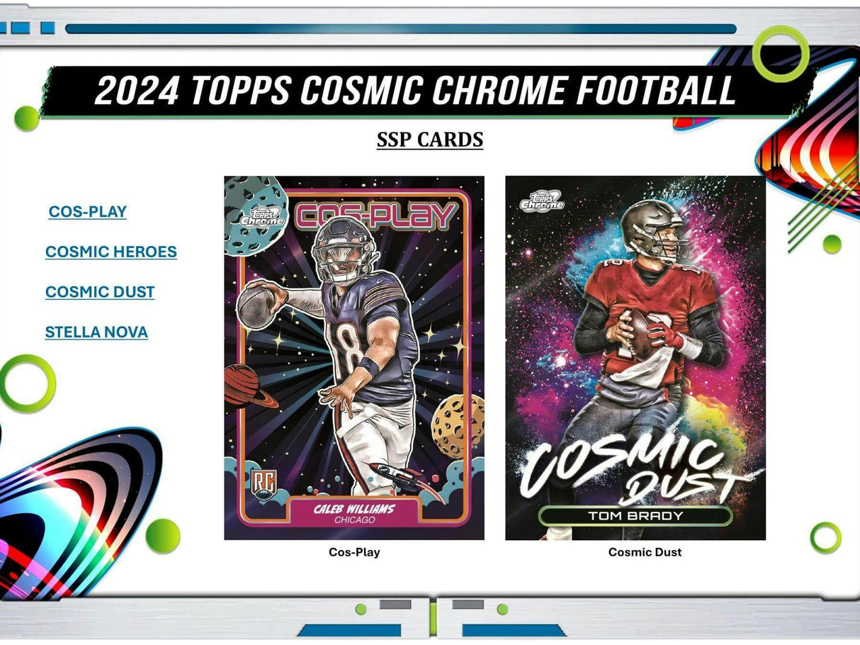2024 Topps Chrome Cosmic Football Hobby Box