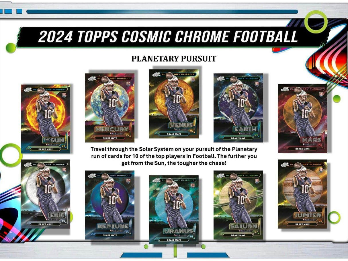2024 Topps Chrome Cosmic Football Hobby Box