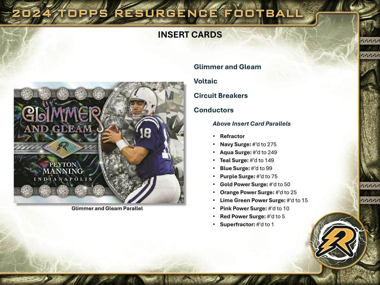2024 Topps Resurgence Football Mega Box