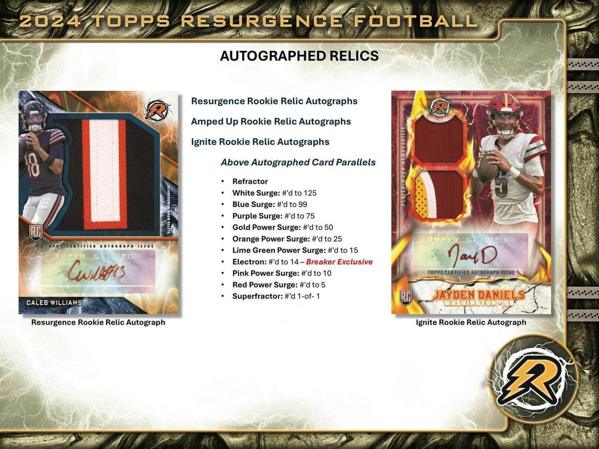 2024 Topps Resurgence Football Mega Box