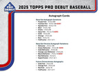 2025 Topps Pro Debut Baseball Hobby Jumbo Pack