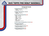2025 Topps Pro Debut Baseball Hobby Jumbo Pack