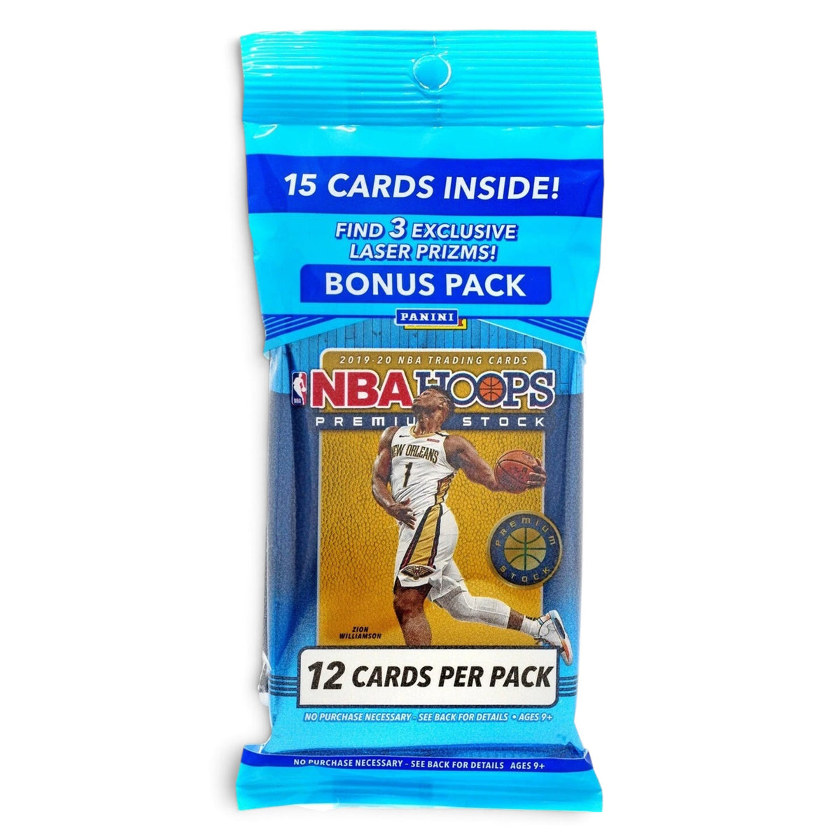 2019/20 Hoops Premium Stock Basketball Cello Pack