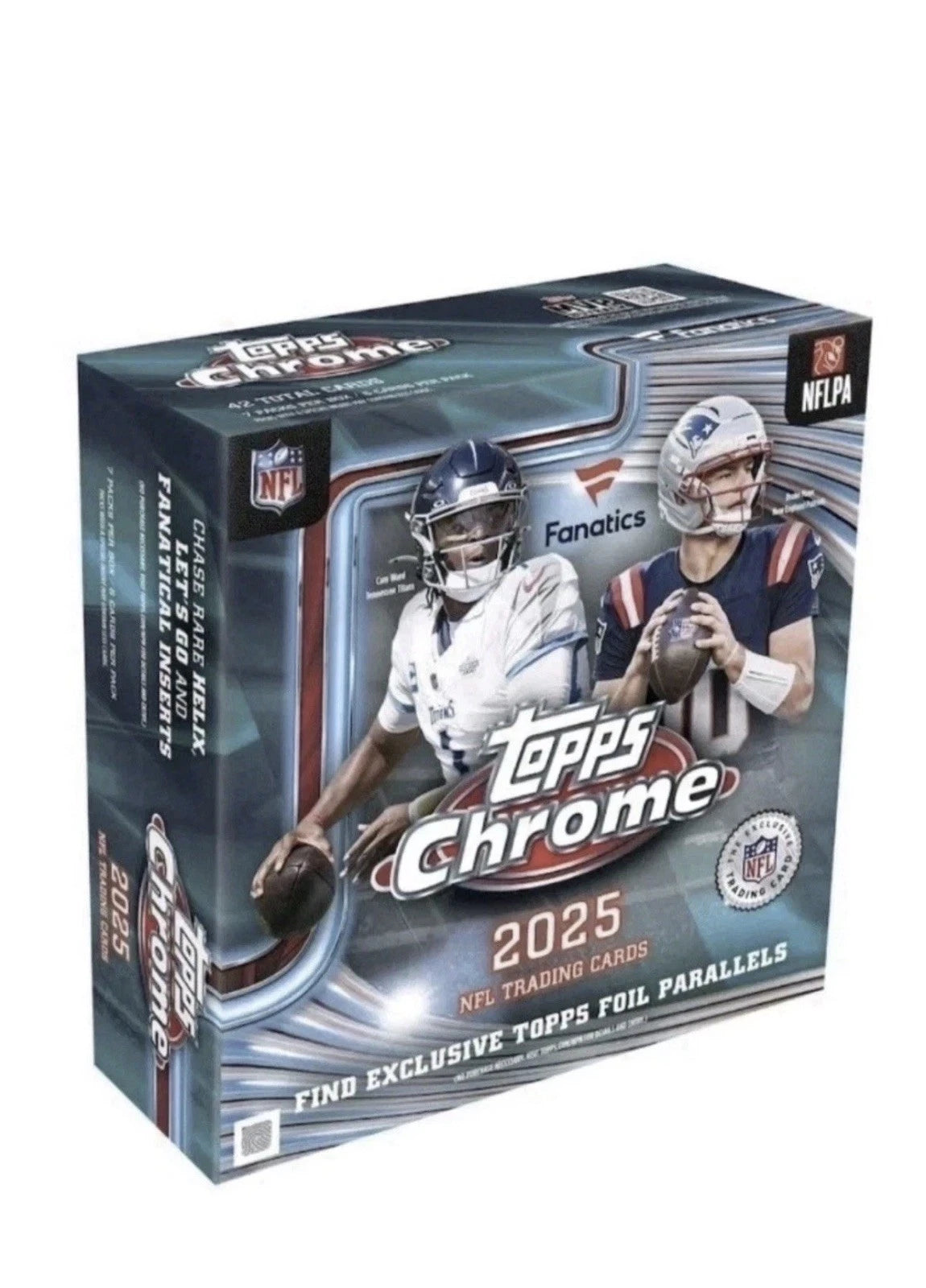 2025 Topps Chrome Football Mega Box Fanatics Exclusive