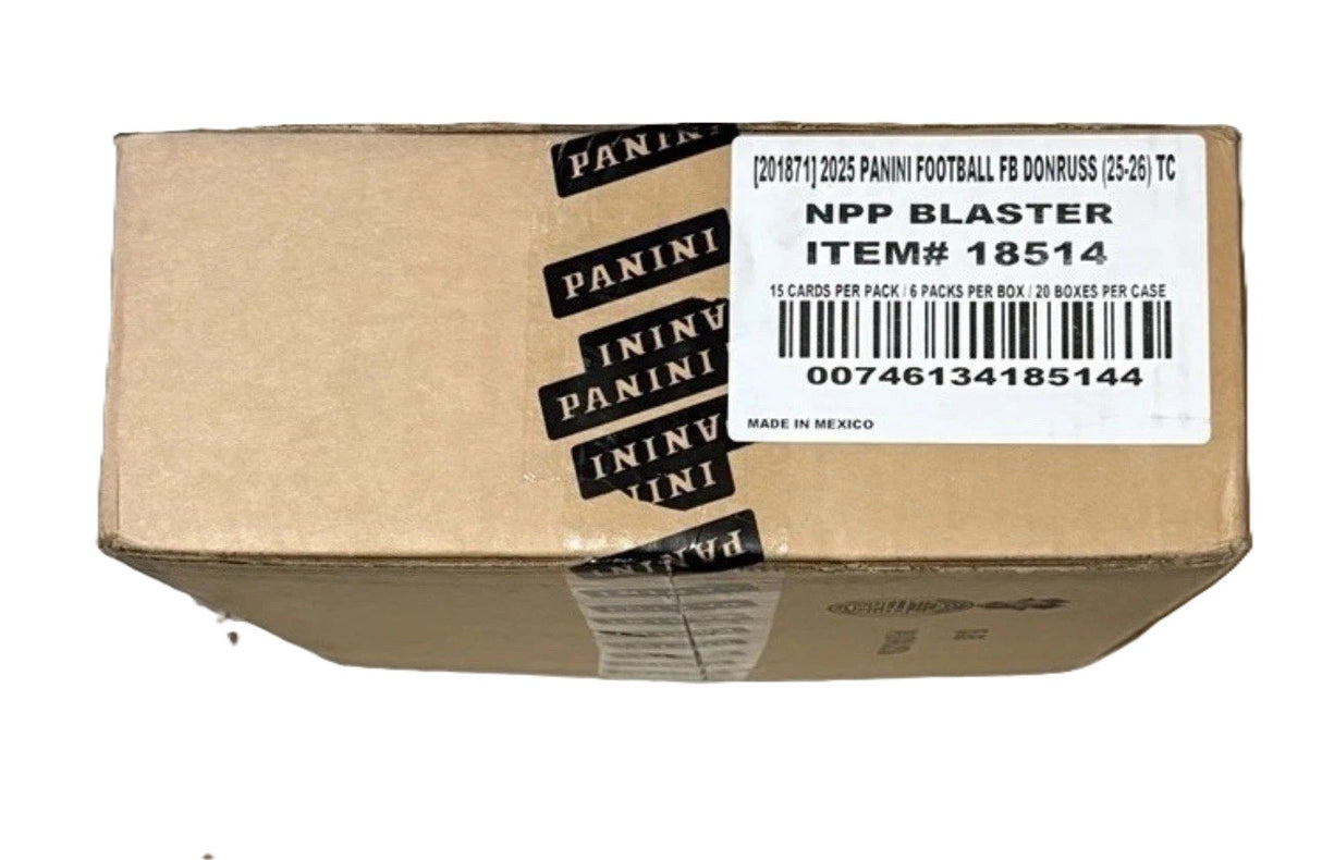 2025 Panini Donruss Football 6-Pack Blaster 20-Box Case (White Hot Rookies!)