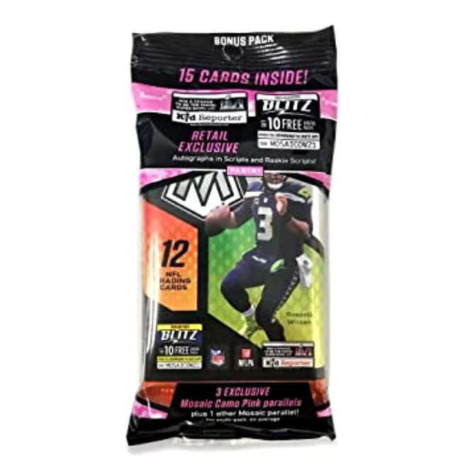 2021 Panini Mosaic Jumbo Value Fat Pack (Pink Camo!)