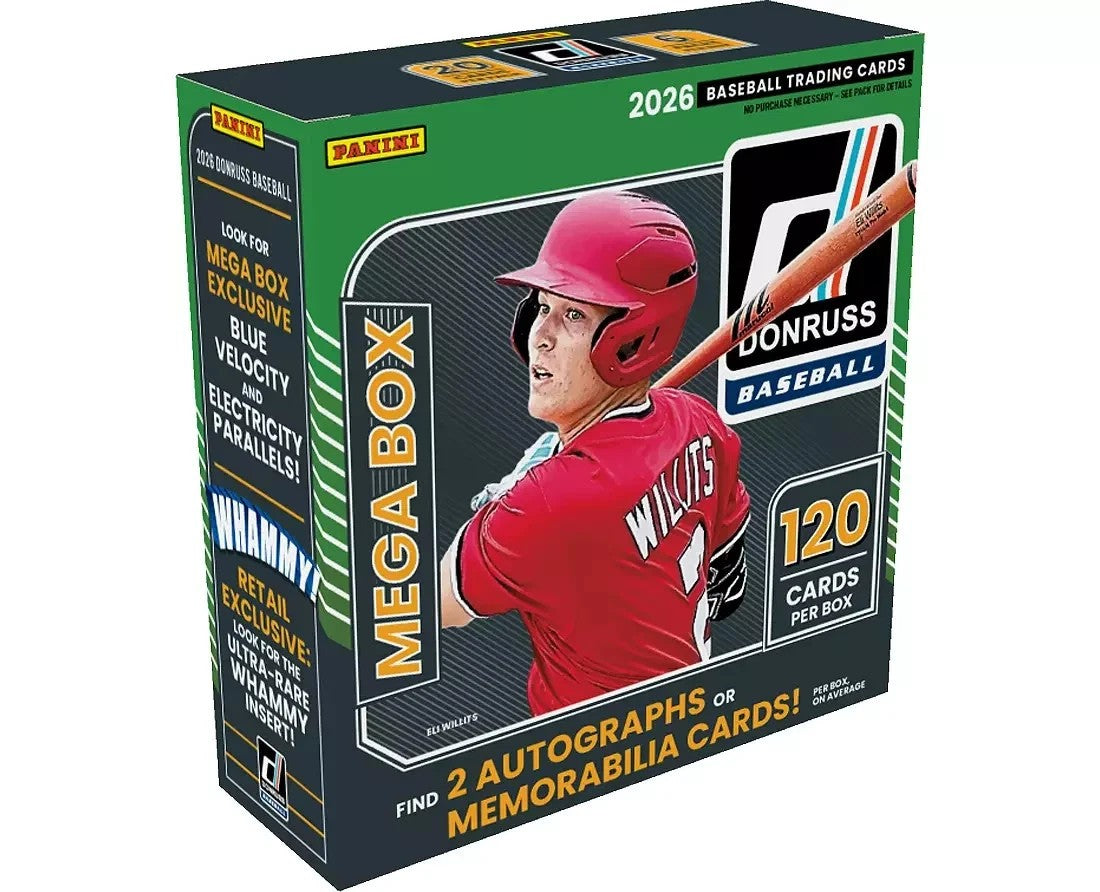 2026 Panini Donruss Baseball Mega 20-Box Case