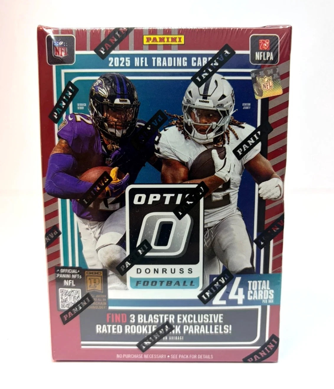 2025 Panini Donruss Optic Football 6-Pack Blaster Box (Pink Parallel)