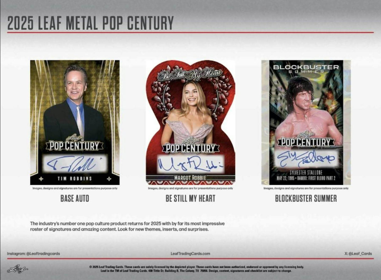 Metal Pop Century Hobby Box (Leaf 2025)